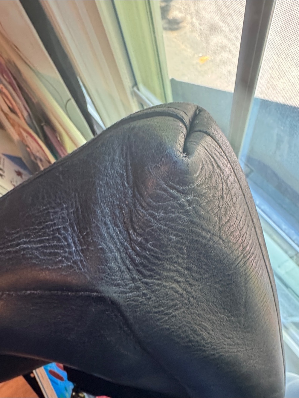 Madewell Black Leather Crossbody Bag with Gold Hardware - Picture 10 of 13